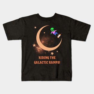 Riding the Galactic Ramps! Skate Kids T-Shirt